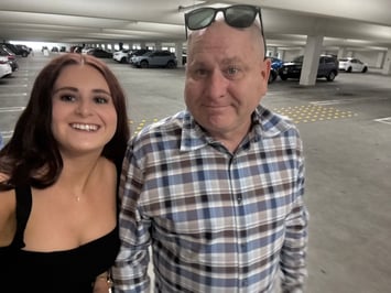 dad and i selfie